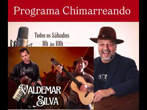 Programa Chimarreando 25/04 - Apresentação Adalmo  recebe no estúdio Valdemar Silva
