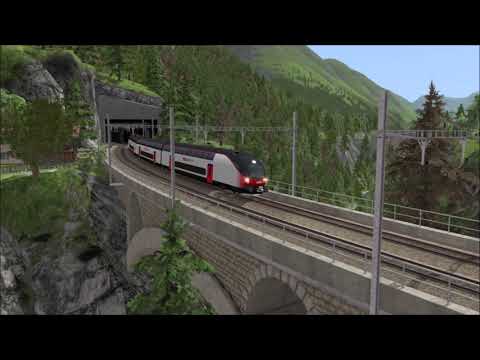 First run of the D-DART concept in the Train Simulator 2021