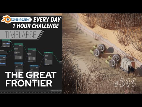 Building a Western Scene with Geometry Nodes in Blender - Blender Every Day #344