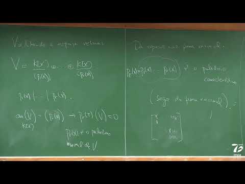 (06/06/2022) - Mestrado: Álgebra I - Eduardo Esteves - Aula 26