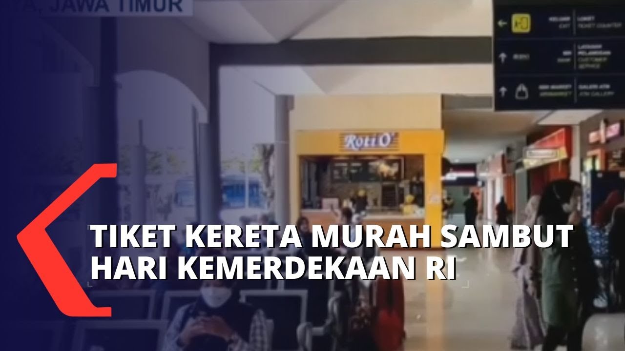 Sambut HUT ke 77 Republik Indonesia, PT KAI Daop 8 Surabaya Berikan Promo Tiket Murah!
