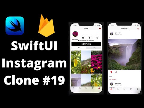 SwiftUI Instagram Clone with Firebase #19 Following Users UI