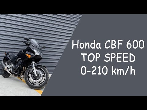 Honda CBF 600 Acceleration 0 - 210km/h