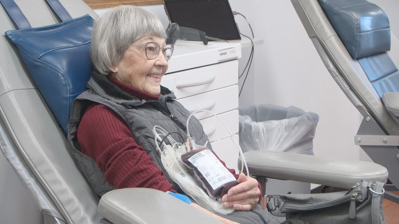 1 blood donation can save up to 3 lives, and a Siouxland woman has just donated her 100th gallon...
