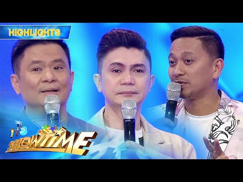 Jhong, Vhong, and Ogie are emotional in giving a message to their children It's Showtime