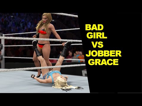 WWE 2K17 Bad Girl vs Jobber Grace - Iron Woman