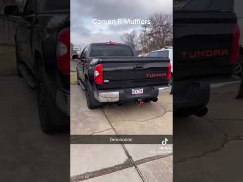 😂 I think he was shocked. Pair of Carven-R mufflers #toyota #toyotatundra #tundra #carven