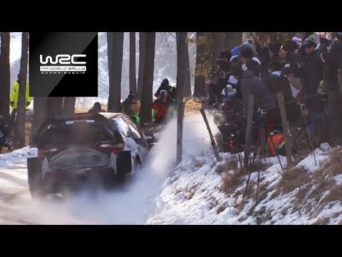 WRC Rallye Monte-Carlo 2019 Highlights SS11 + SS12 Ogier, Neuville, Loeb, Latvalla, Tanak.