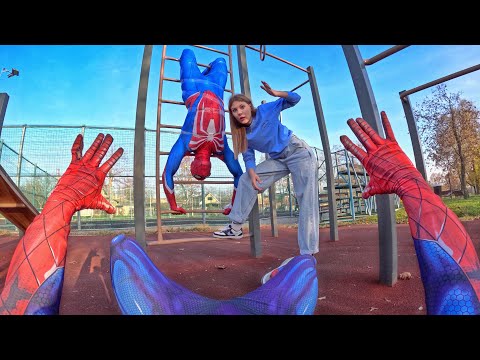 TOP TEAM SPIDER-MAN ESCAPE CRAZY GIRL MOM AND DAD IN 2025 (Funny ParkourPOV)