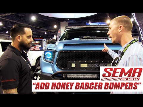 Addictive Desert Designs Honey Badger Bumpers at SEMA 2014