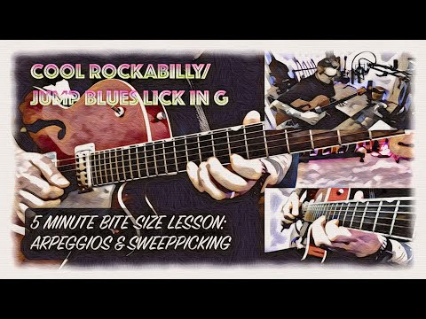Rockabilly/Jump Blues Bite Size Licks #1 In G (FREE TUTORIAL) #thestraycats #jimheath #briansetzer