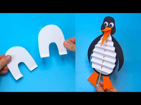 DIY christmas How to make paper penguin Easy paper crafts