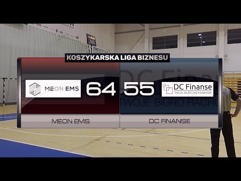 MEON EMS vs DC Finanse - VII kolejka - I Liga Poznań - Koszykarska Liga Biznesu