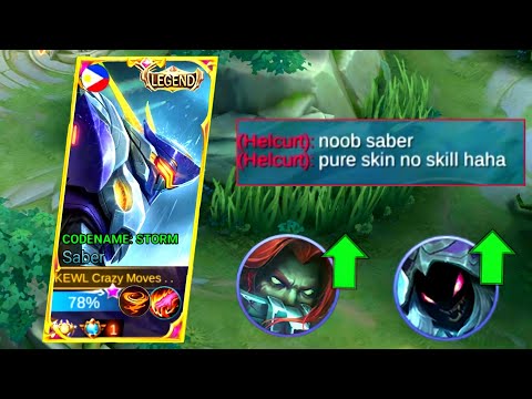 SABER CORE IN SOLO RANKED GAME!! ENEMY AUTO TRASHTALK 😓😡
