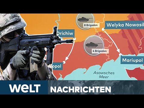PUTINS KRIEG: Wo setzt Ukraine Sichelschnitt an - Suche nach Lücke in Russlands Front | WELT Stream
