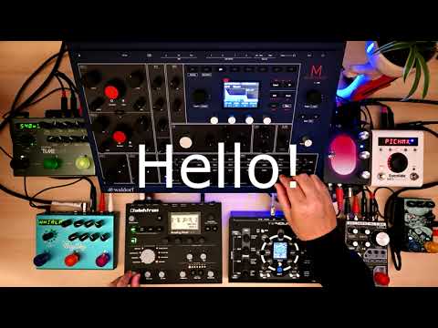 059▶️ Waver (NDLR, Waldorf M + Analog Heat Mk2, Bigsky, Timeline, Julianna, H9, Rooms, Pill Pedal)