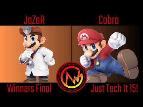 AWG Just Tech It 15 Winners Final -  JaZaR (Dr Mario) Vs Cobra (Mario) Smash Ultimate - SSBU