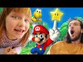 SURPRiSiNG DAD With A Mario Party Family Game Day And Playing Mini Games The Parents Remember