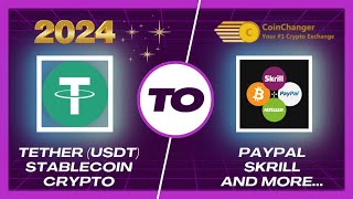 Transfer TETHER USDT to PAYPAL USD & EUR Withdraw Exchange Tutorial | Instant Process