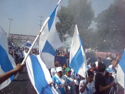 "CARAVANA PUEBLA FC - LA ZKINA" Barra: Malkriados &bull; Club: Puebla Fútbol Club &bull; País: México