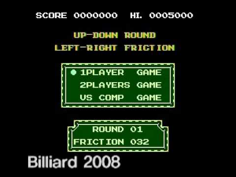 [NES] Lunar Ball vs BILLIARD 2008 (hack comparison)