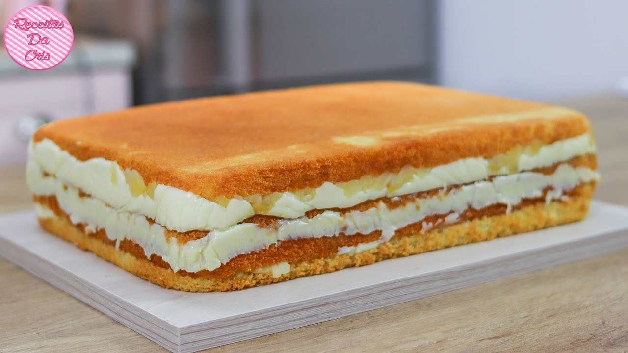 Watch Now BOLO DE ANIVERSÁRIO CASEIRO ABACAXI COM COCO 6 Kg | PASSO A PASSO 1° PARTE | RECEITAS DA CRIS BOLO DE ANIVERSÁRIO CASEIRO ABACAXI COM COCO 6 Kg | PASSO A PASSO 1° PARTE | RECEITAS DA CRIS