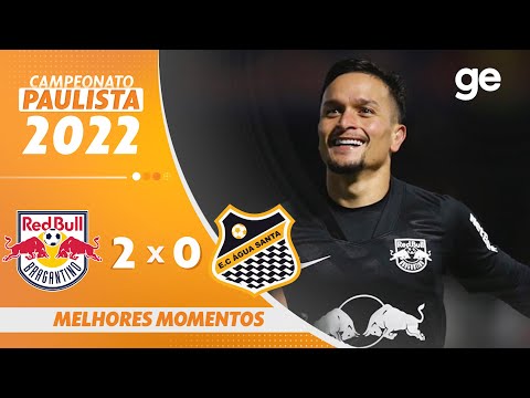 Gols e lances de Red Bull Bragantino x Água Santa