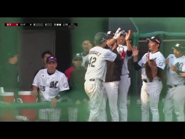 【ファーム】2アウトから起死回生の一発!! マリーンズ・ドミンゲス 同点ソロHR!! 2018/4/12 M-E(ファーム)