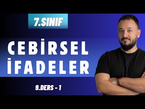 7.Sınıf Matematik | Cebirsel İfadeler | 9.Ders - 1 | 2026