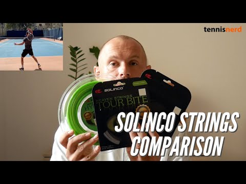 Solinco Strings Comparison - Confidential vs Hyper-G Soft vs Tour Bite Soft