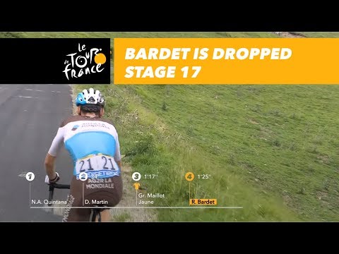 Bardet is dropped - Stage 17 - Tour de France 2018