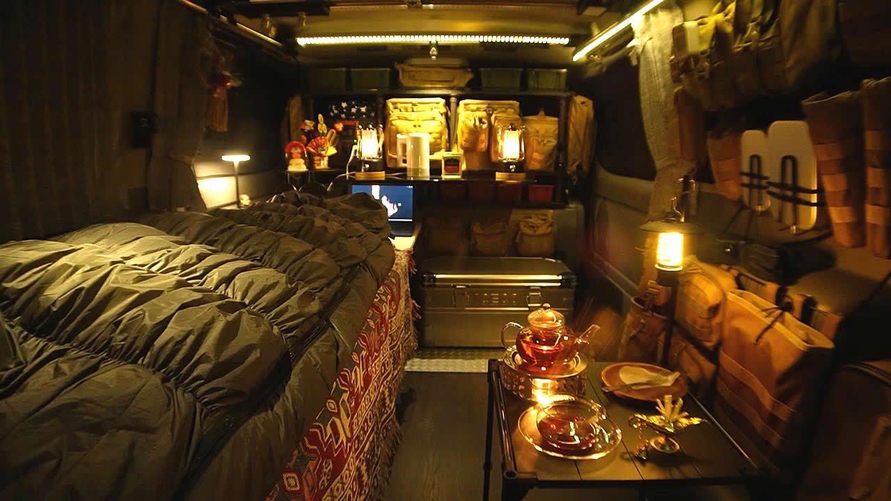 Frozen Snow Car Camping Van Life Trip | Relaxing in a car that's more comfortable than home | ASMR