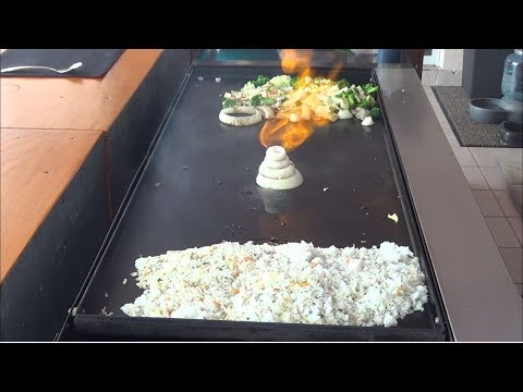 Japanese Hibachi Teppanyaki Cooking at Home