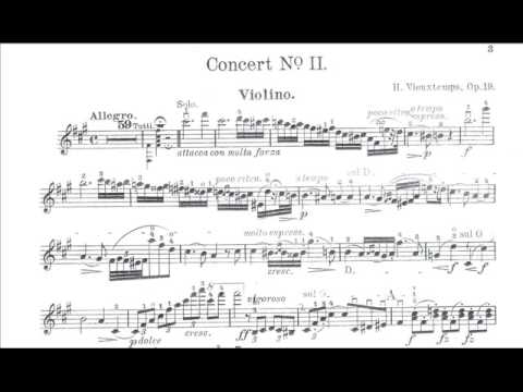 Vieuxtemps, Henry mvt1 2nd violinconcerto
