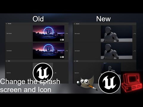 Change the splash screen and icon | Unreal Engine