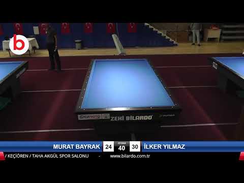 MURAT BAYRAK & İLKER YILMAZ Bilardo Maçı - 2019 TÜRKİYE KUPASI 2.ETAP ERKEKLER-6.ÖN ELEME