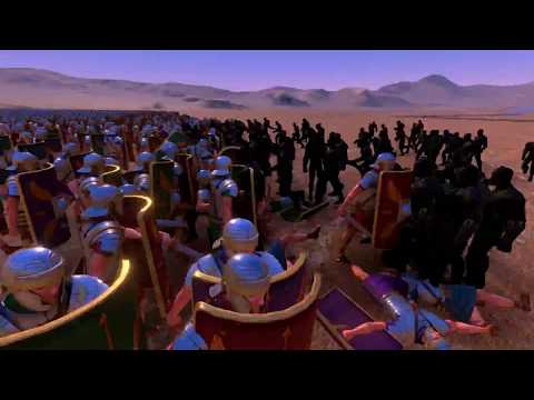 100 Black Panther vs 10000 Roman Soliders