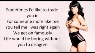 Agree To Disagree - Katy Perry w/lyrics (new song)