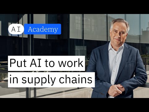 Put AI to work in supply chains