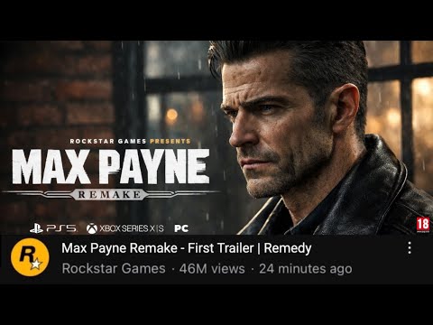 Max Payne Remake (2025) - First Trailer | Remedy | PS5 | Concept