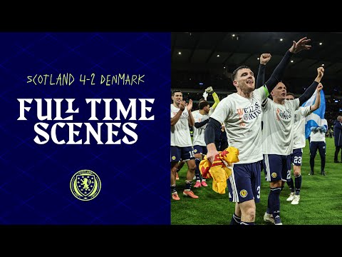 FULL TIME SCENES | Scotland v Denmark | 2026 FIFA World Cup Qualification