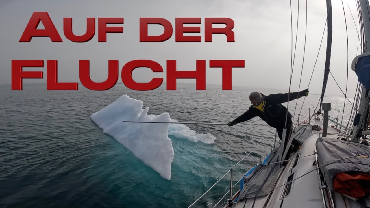 On the run 😤 we have to get out of here... #162 @XTripSailing Sailing Greenland