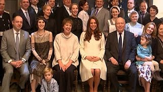 Raw: Duchess Kate Visits Set of Downton Abbey video