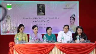 Miss Myanmar International 2014 Press Conference