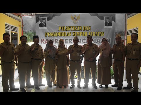 Pelantikan dan pengambilan sumpah jabatan perangkat desa kebocoran tahun