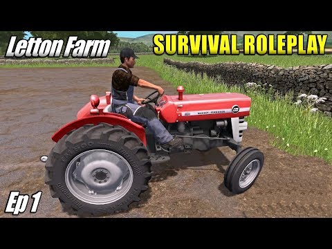 NEW GAME MODE - Survival Roleplay Farming Simulator 17 | Letton Farm - Ep 1