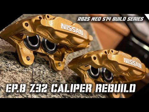 Z32 300zx Caliper Rebuild DIY || Ep.8 RB25 Neo S14 Build Series