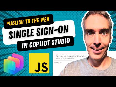 Copilot Studio: Publish To A Website With Single Sign-On