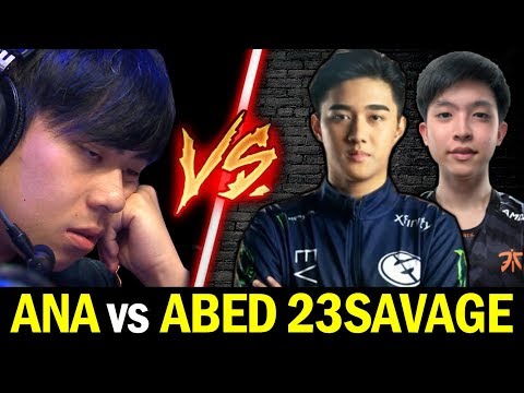 ANA showing No Mercy on SEA Server - vs 23SAVAGE & ABED Dota 2