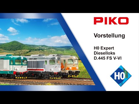PIKO [V172] H0 Expert Diesellok D.445 V/VI #22020ff